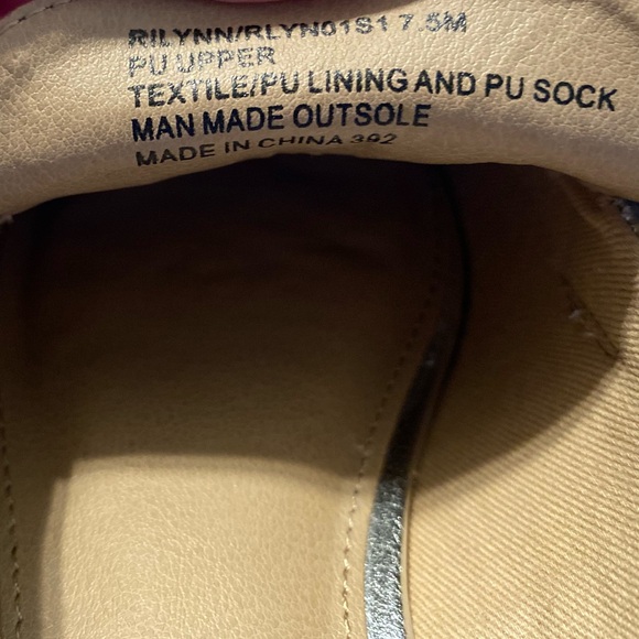 Steve Madden Slip On Rilynn Chain Loafer Silver Leather Women Size 7.5 NWOT - Picture 10 of 15